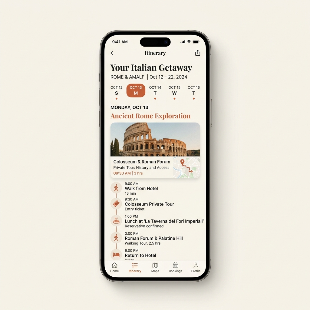 Tripletto interface preview